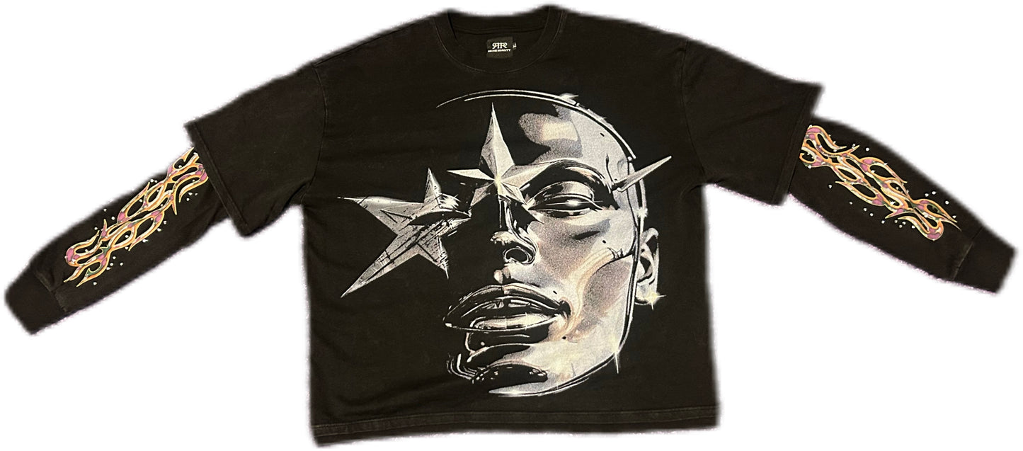 Couer Chrome double layer tee
